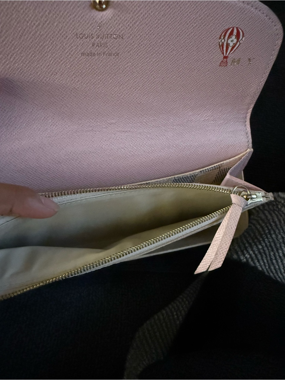 Louis Vuitton Damier Azur Emilie Wallet - Picture 6 of 8